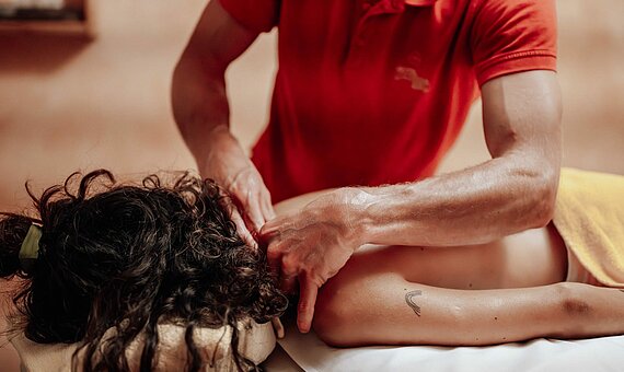 Massage im Alpin Spa