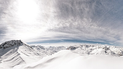 imposante Bergwelt am Arlberg